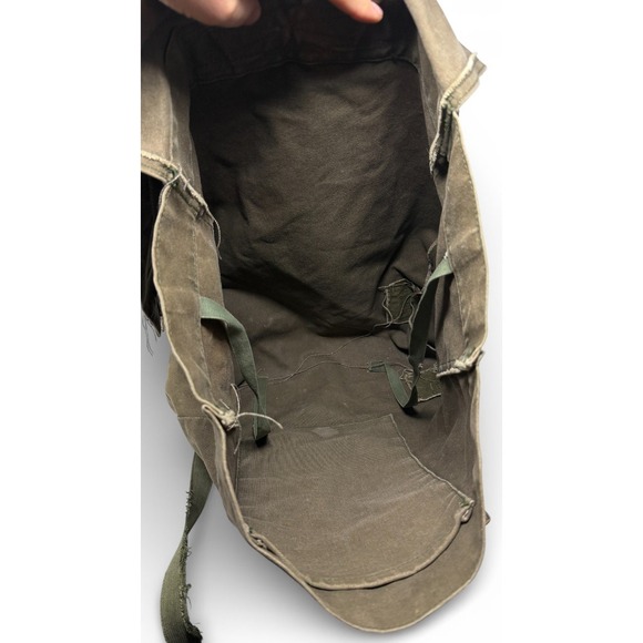 Vtg US Forest Services USFS FSS Type 1 Canvas Rucksack Field Bag Packsack 1960s - Picture 7 of 11
